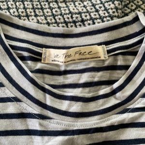 Free People stripped tee